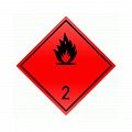Знак опасности "Невоспламеняющиеся неядовитые газы" 2 класс